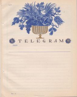 1926 Swedish Int TB Conf Telegram 3