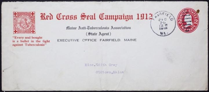 1912 TB Christmas Seal Campaign Envelope