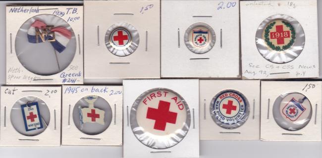 Red Cross Buttons
